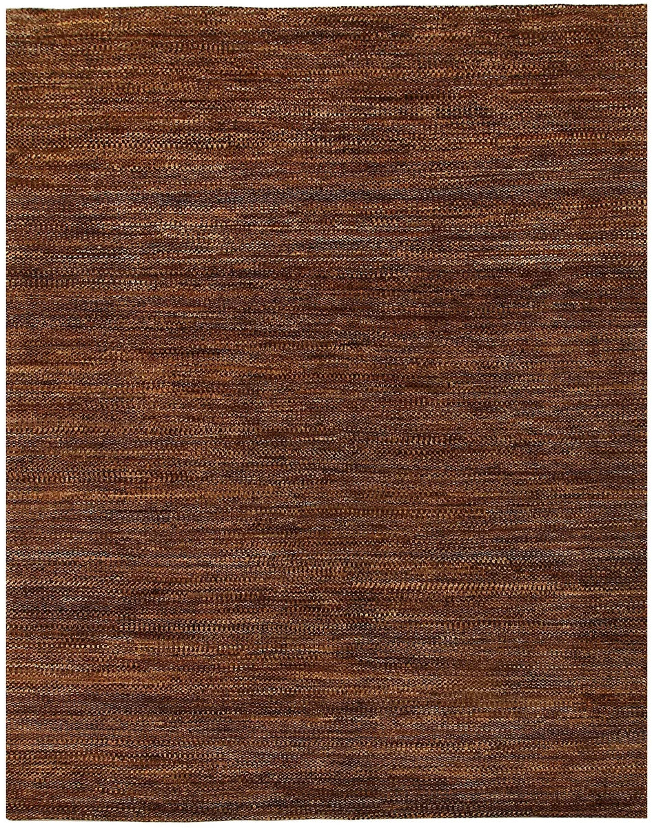 Brown Gabbeh Rug 5' 4 x 6' 6 Hand-Knotted | No. 55641