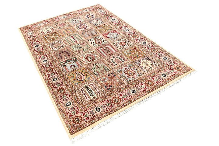 Multi Colored Bakhtiar 4'  6" x 6'  8" - No. QA81775