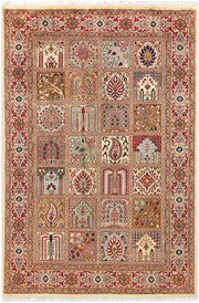 Multi Colored Bakhtiar 4'  6" x 6'  8" - No. QA81775