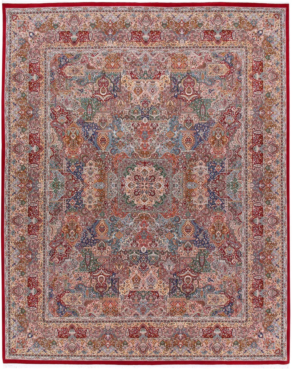 Afghan Bakhtiar Rug 8' x 10' Hand-Knotted | No. 57076