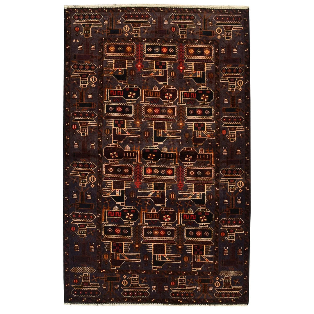 Zikini Rug 3' 9" x 6' 2"  - No. AL57218
