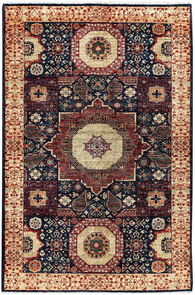 Navy Mamluk 3' 3 x 4' 11 - No. 62060