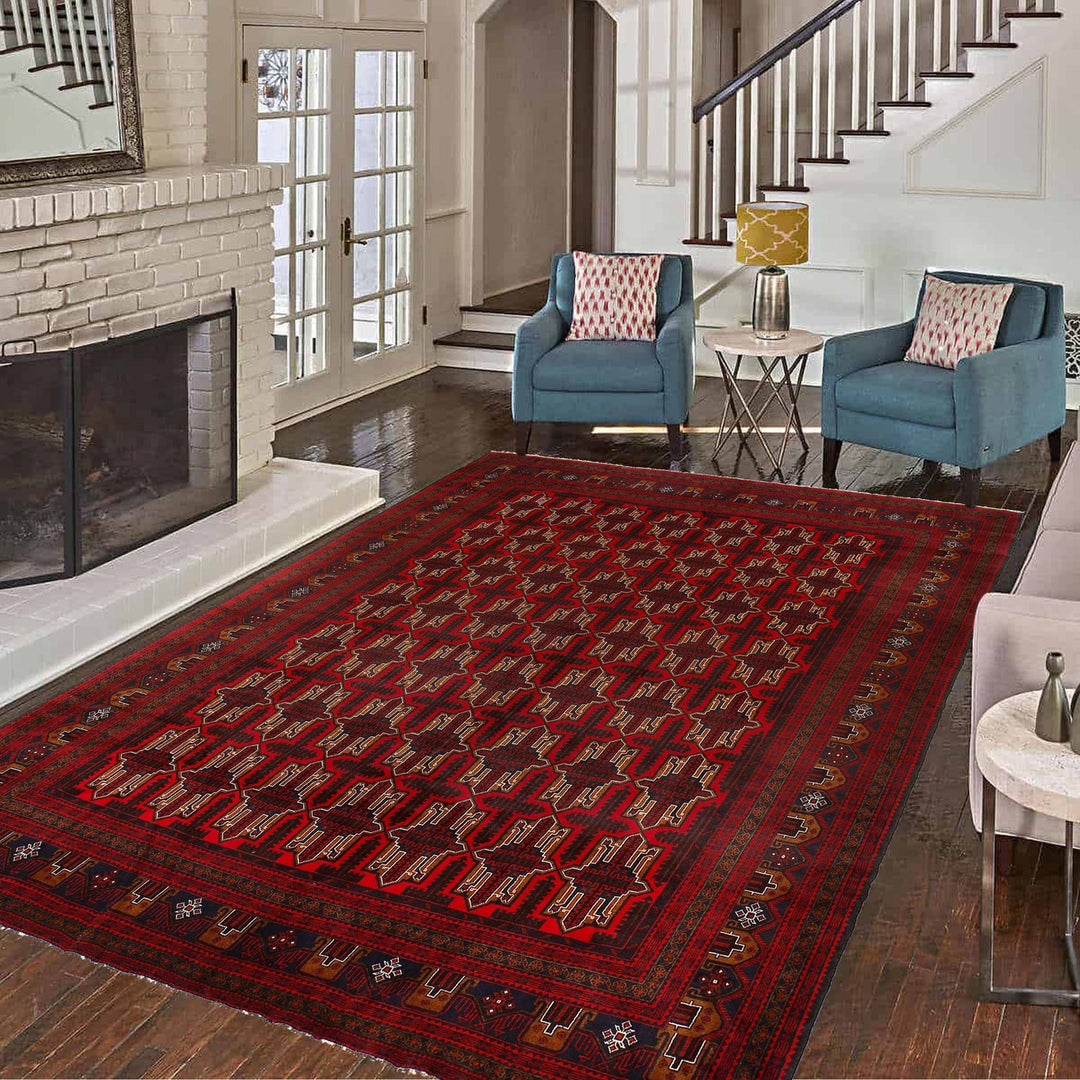 Handmade Baluchi Rug 9' 6" x 12' 7" - No. AL56086