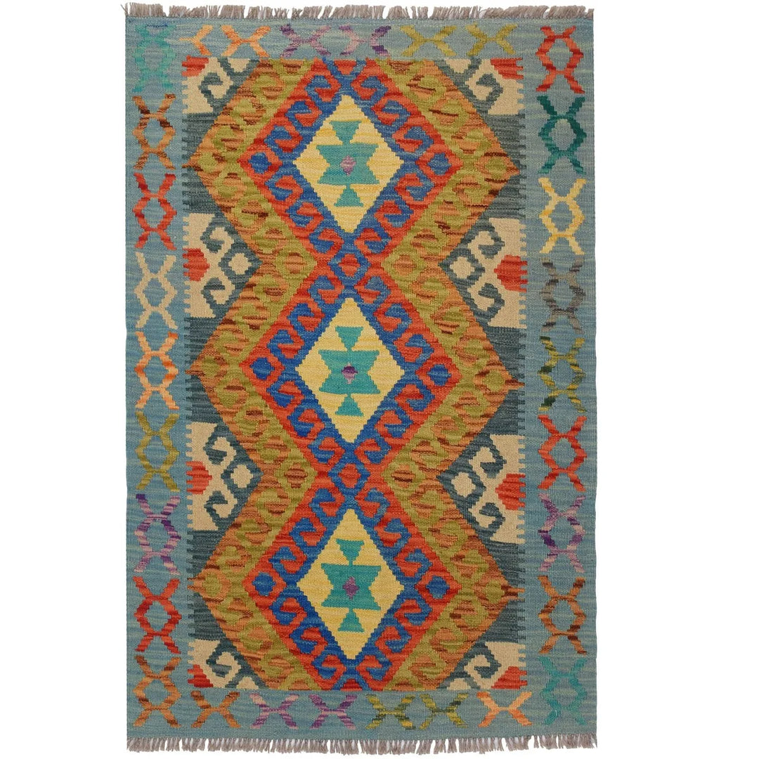 Vegetable Kilim 2' 7" x 4' 1"  - No. AL67031