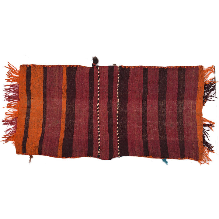 Afghan Sadde Bag Rug 1' 7" x 3' 2" Hand-Knotted detail