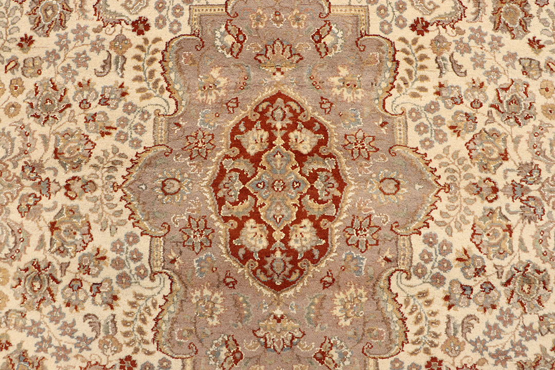 Blanched Almond Isfahan 6'  7" x 9'  5" - No. QA54055