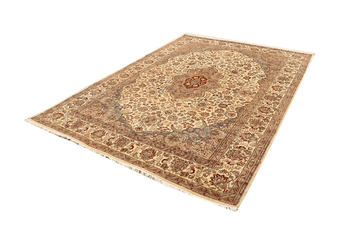 Blanched Almond Isfahan 6'  7" x 9'  5" - No. QA54055