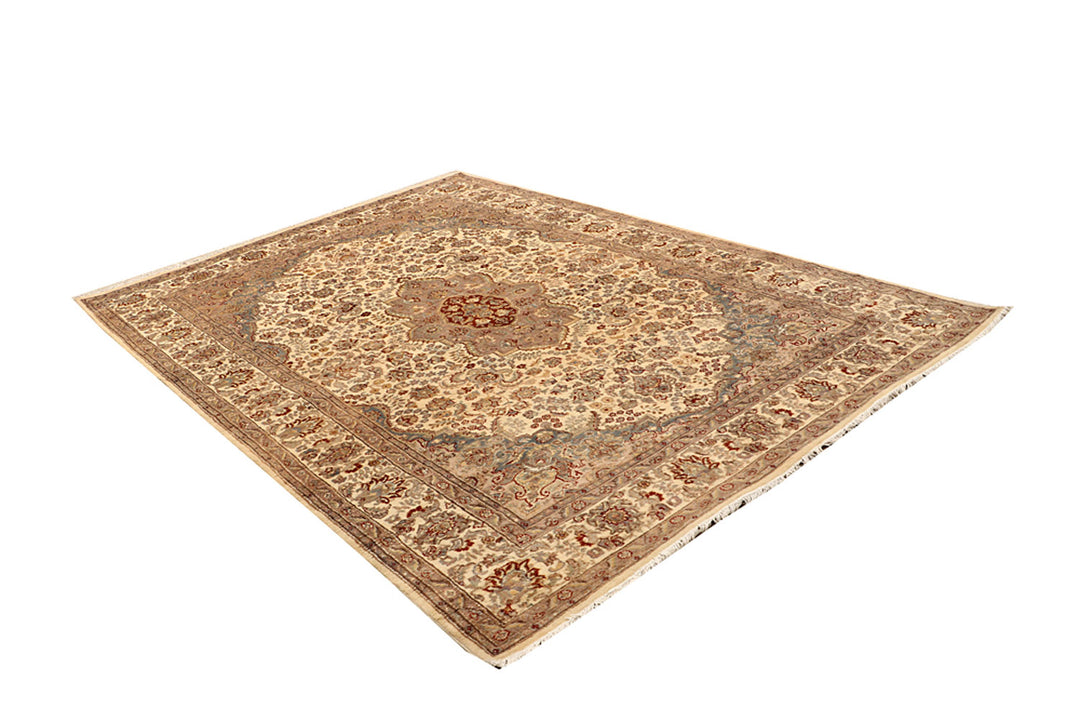 Blanched Almond Isfahan 6'  7" x 9'  5" - No. QA54055