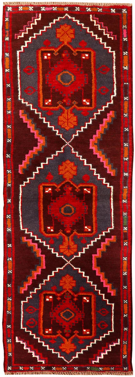 Afghan Baluchi Rug 2' 4" x 6' 8" Hand-Knotted | No. 70433