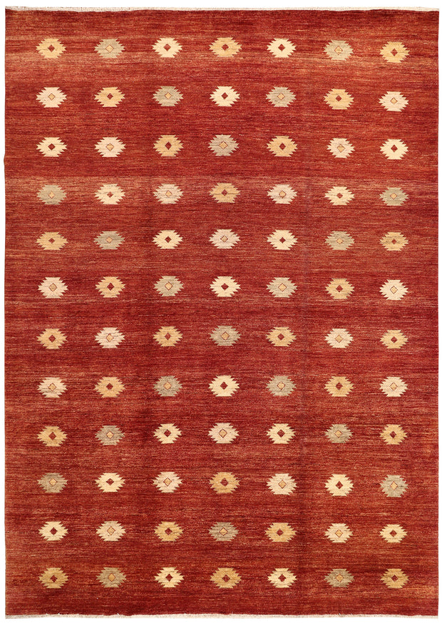 Brown Gabbeh 8'  11" x 12'  5" - No. QA42665