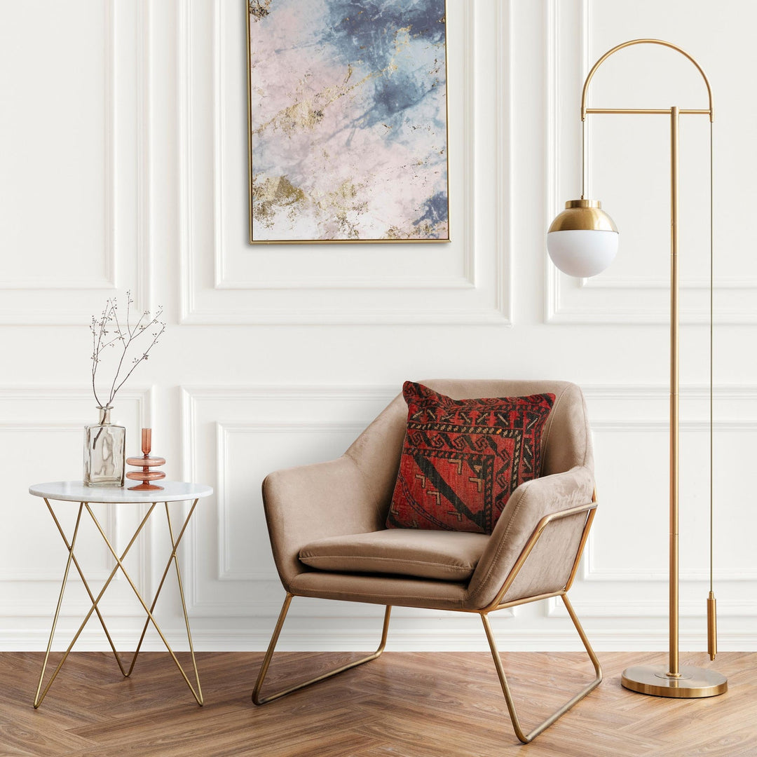 Handmade Carpet Cushion Cover 1' 7" x 1' 8" - No. AL66686