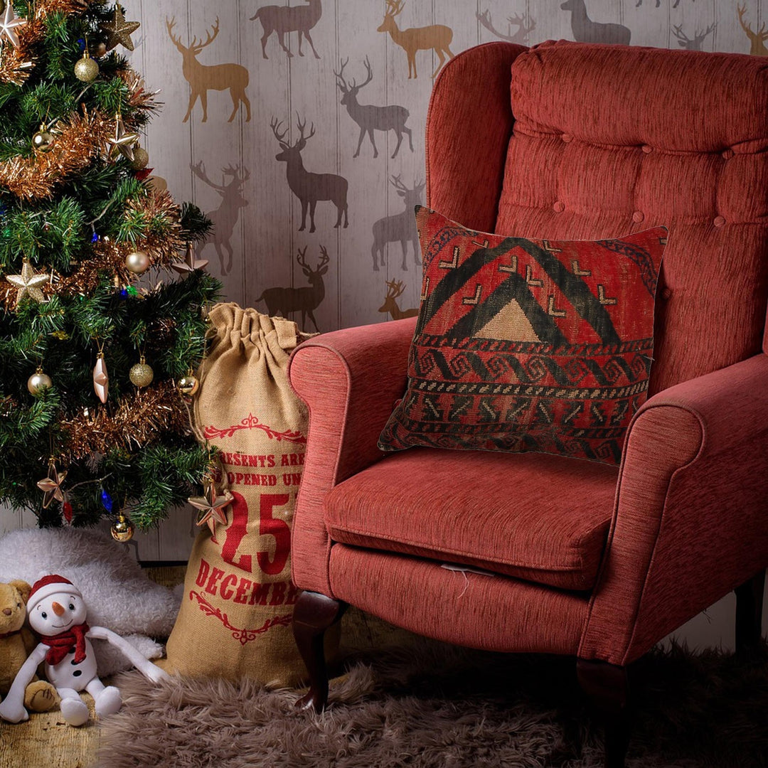 Handmade Carpet Cushion Cover 1' 7" x 1' 8" - No. AL99223