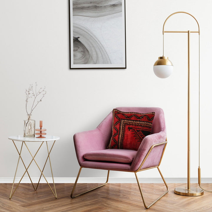 Handmade Carpet Cushion 1' 7" x 1' 8" - No. AL17428