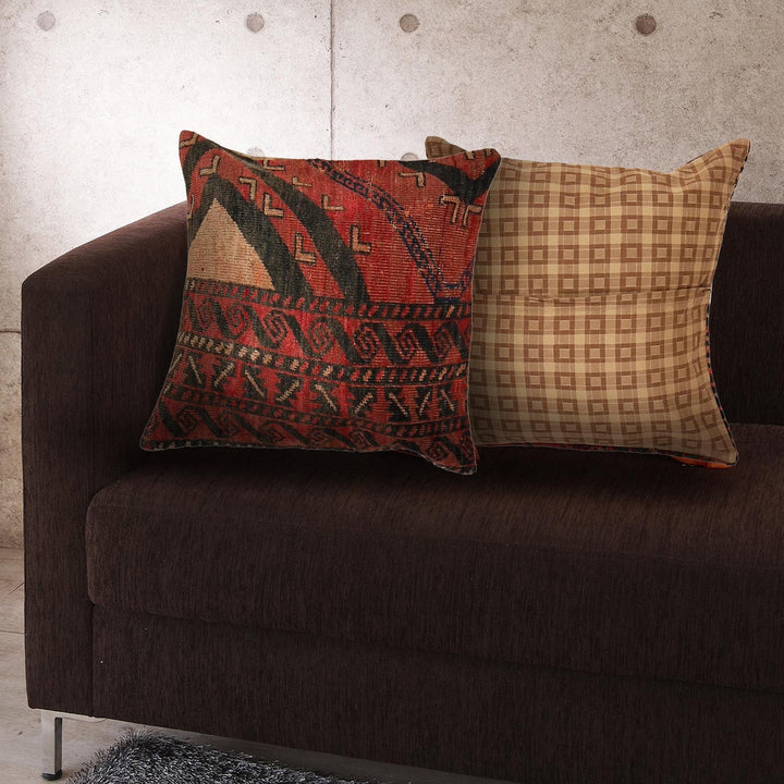 Hand Knotted Carpet Cushion 1' 7" x 1' 7" - No. AL20171