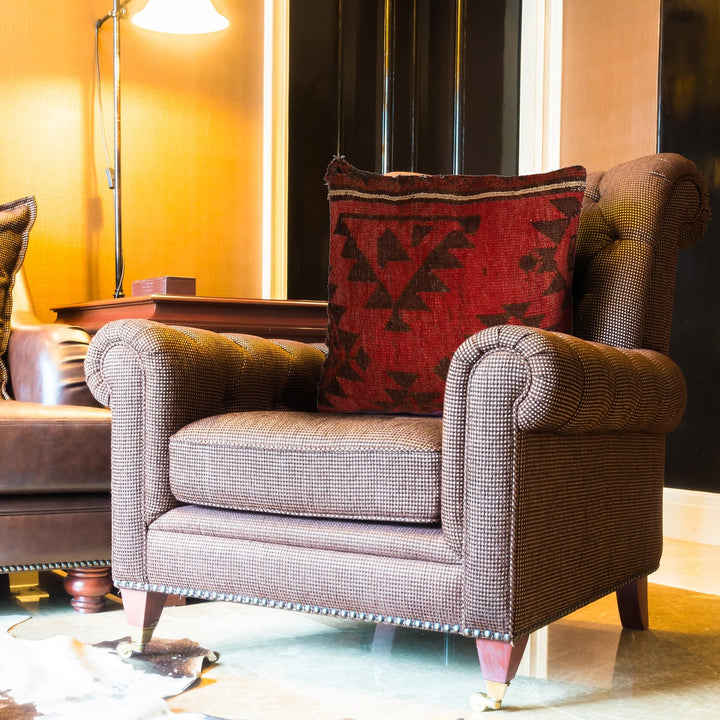 Handmade Carpet Cushion 1' 8" x 1' 8" - No. AL48670