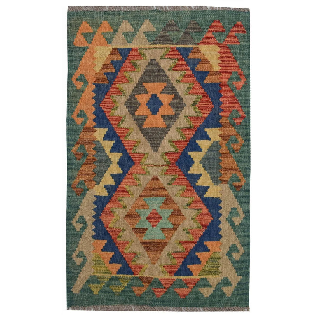 Vegetable Kilim 1' 9" x 3'  - No. AL73913