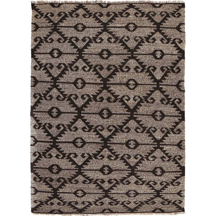 Moroccan Kilim Rug - Hand Knotted Boho Wool Carpet 5' 1" x 6' 11" - No. AL692588
