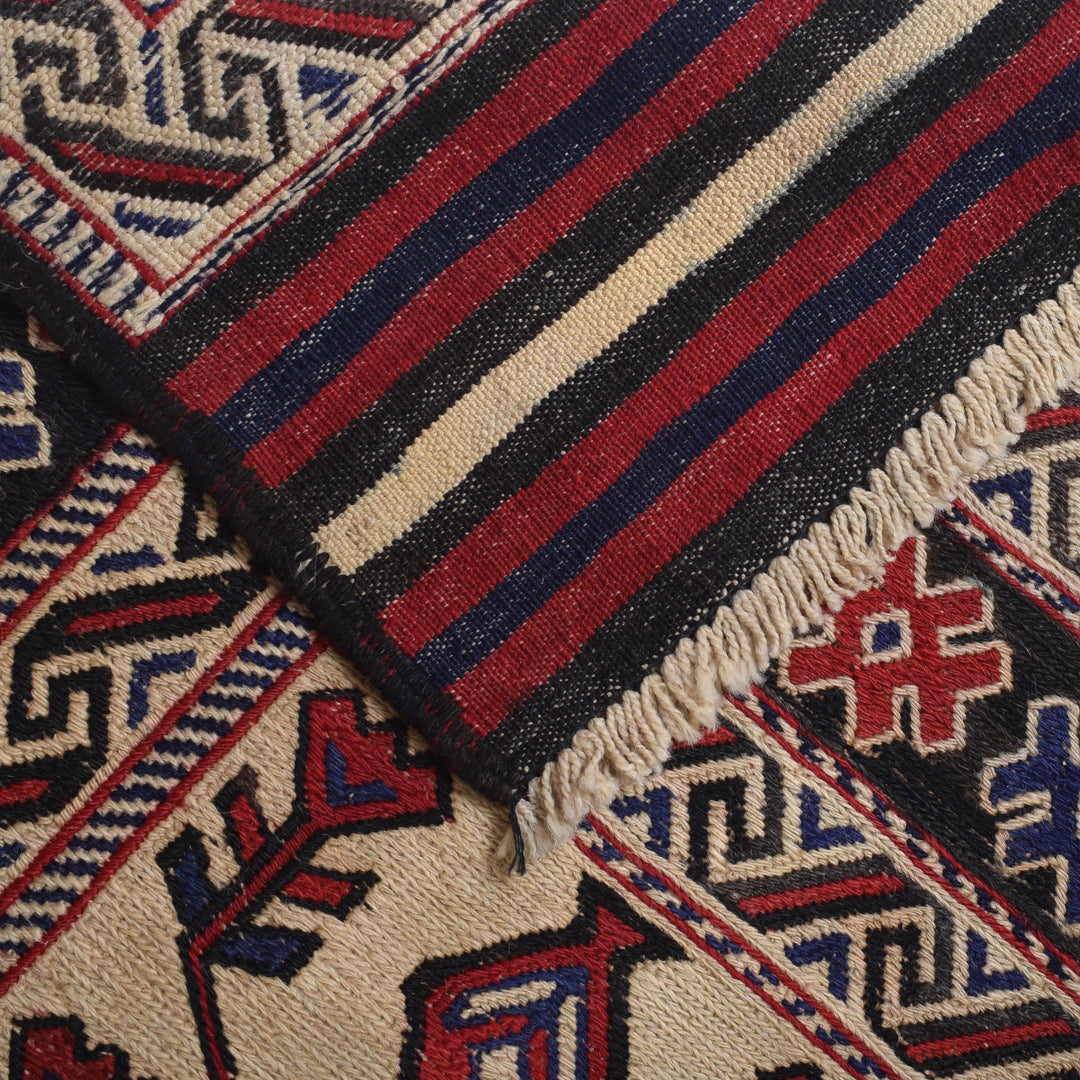 Handmade Flat Weave Kilim 6' 9" x 8' 10" - No. AL78456