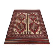 Afghan Saghari Kilim 6' 9" x 9' 3" - No. AL48177