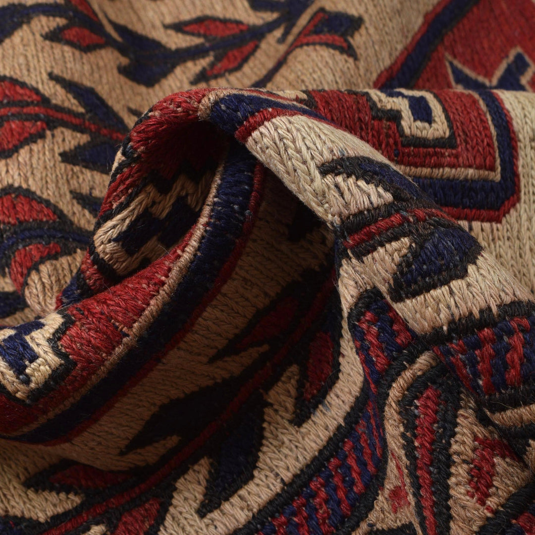 Afghan Saghari Kilim 6' 9" x 9' 3" - No. AL48177