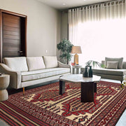 Afghan Saghari Kilim 6' 9" x 9' 3" - No. AL48177