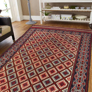Handmade Flatweave Kilim 4' 4" x 7' 9" - No. AL19287