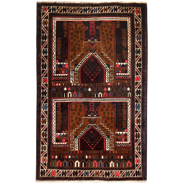 Muslim Prayer Rug 2' 9" x 4' 6" - No. AL21677