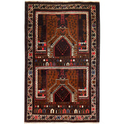 Muslim Prayer Rug 2' 9" x 4' 6" - No. AL21677