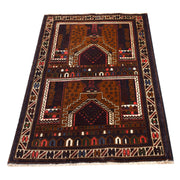 Muslim Prayer Rug 2' 9" x 4' 6" - No. AL21677