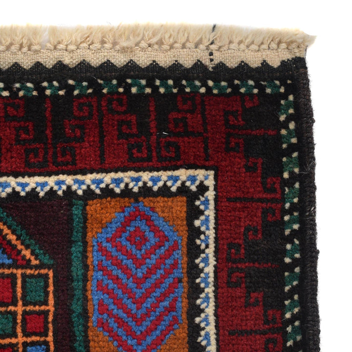 Handmade Pictorial Carpet 2' 11" x 4' 6" - No. AL46376