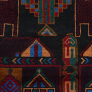 Handmade Pictorial Carpet 2' 11" x 4' 6" - No. AL46376