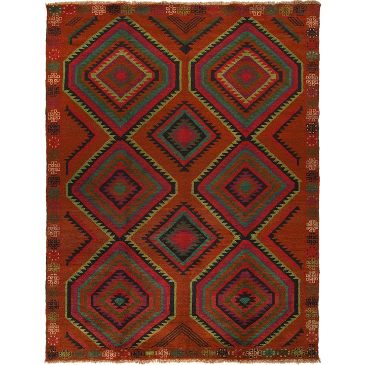 Handmade Kohistani Rug 5' 9" x 7' 10" - No. AL27726