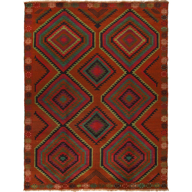 Handmade Kohistani Rug 5' 9" x 7' 10" - No. AL27726