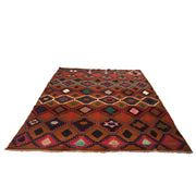Handmade Kohistani Rug 6' 2" x 7' 10" - No. AL55226