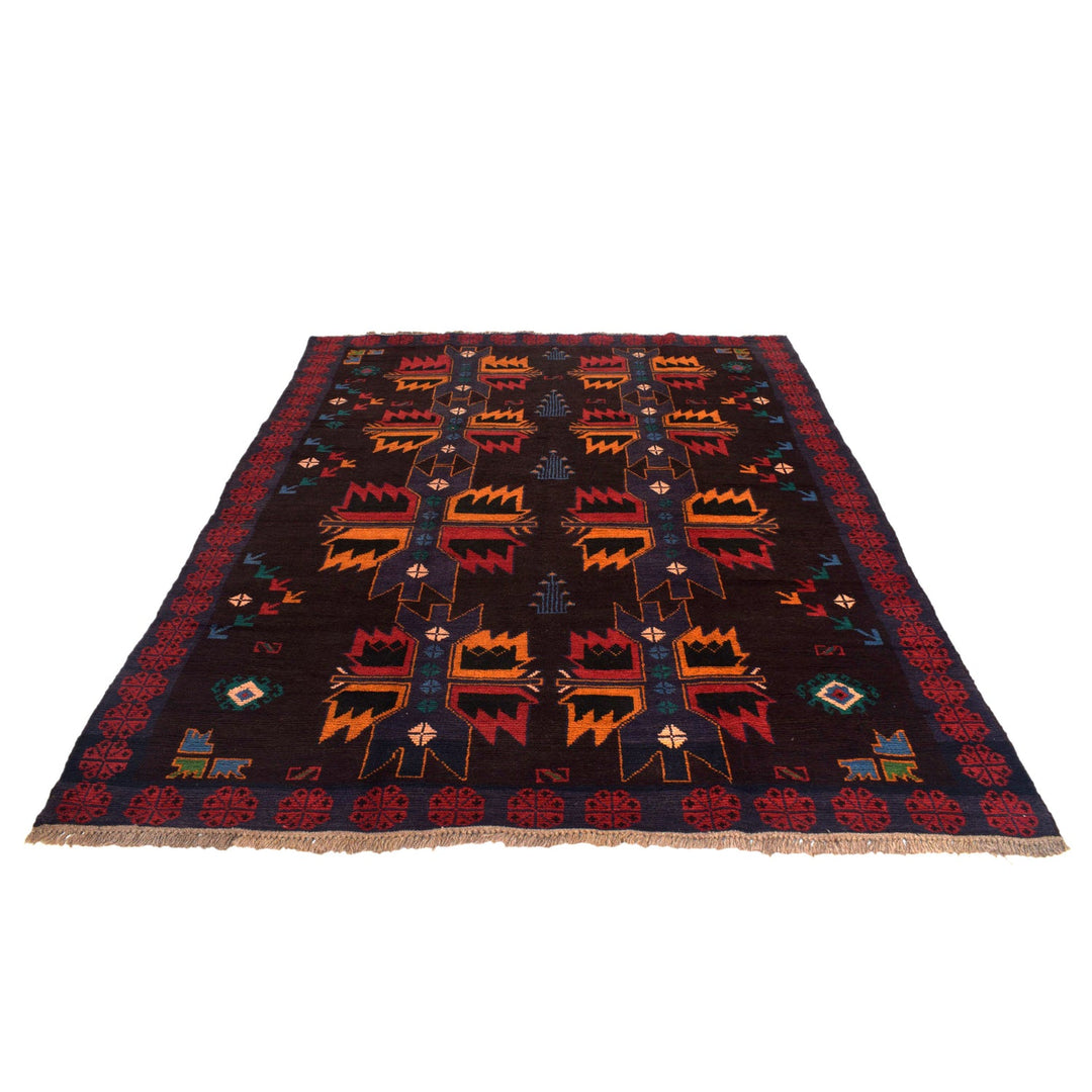 Handmade Kohistani Rug 5' 12" x 7' 9" - No. AL43574