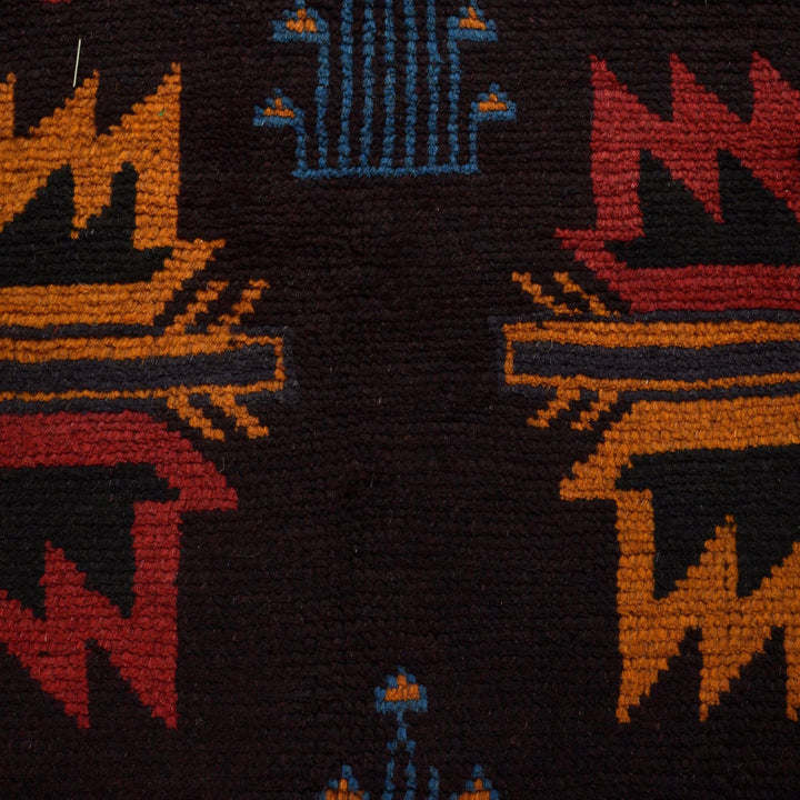 Handmade Kohistani Rug 5' 12" x 7' 9" - No. AL43574