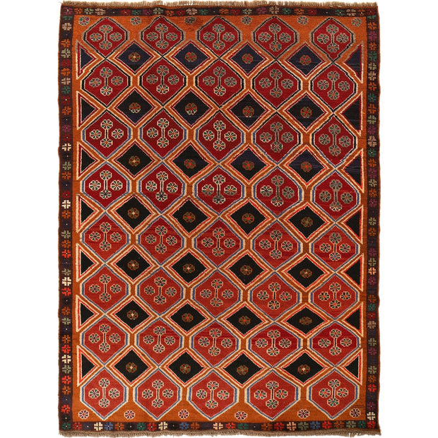 Handmade Kohistani Rug 5' 10" x 7' 10" - No. AL89191