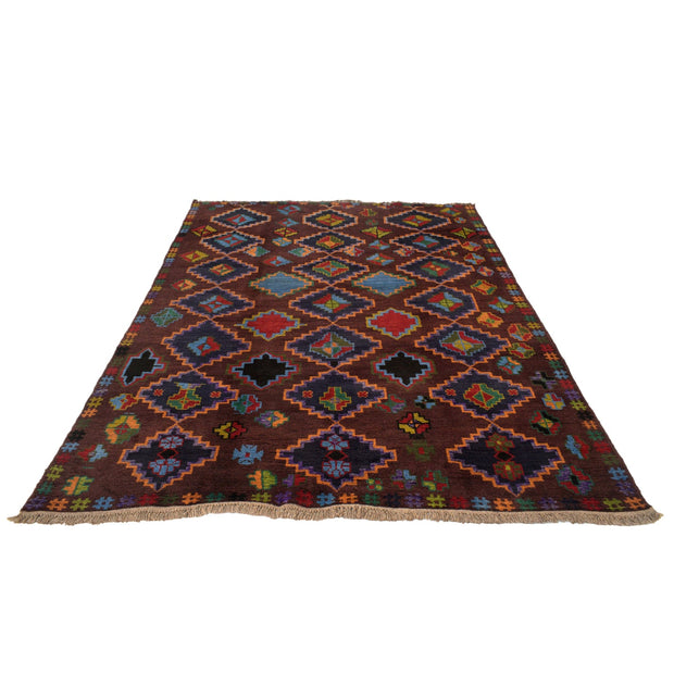 Hand Knotted Kohistani Area Rug 5' 9" x 7' 10" - No. AL78439