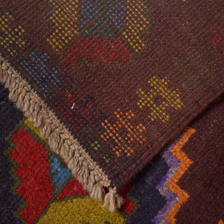 Hand Knotted Kohistani Area Rug 5' 9" x 7' 10" - No. AL78439