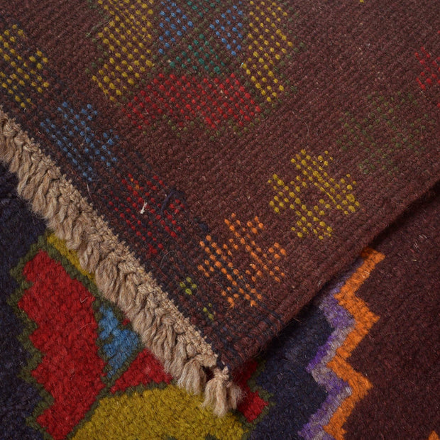 Hand Knotted Kohistani Area Rug 5' 9" x 7' 10" - No. AL78439