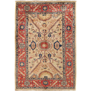 Hand Knotted Persian Design Heriz Rug 3' 10" x 6' 2" - No. AL78873
