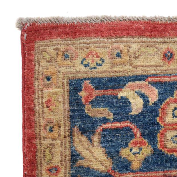 Red Color Heriz Design Rug 4' 0" x 5' 11" - No. AL74842