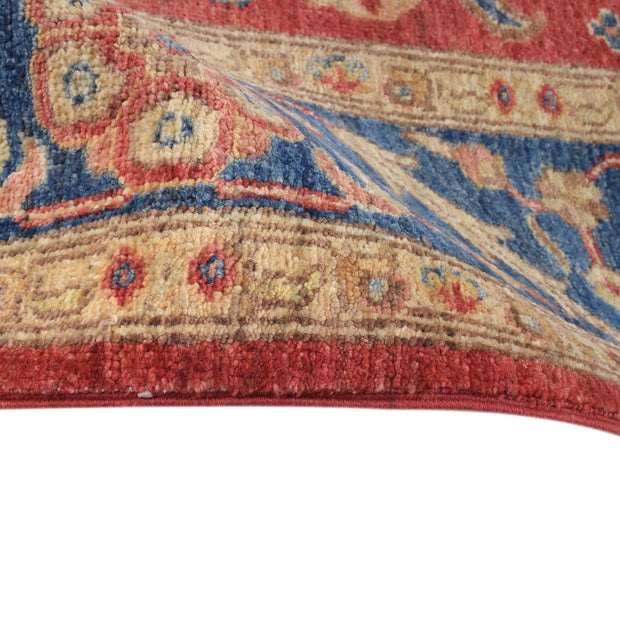 Red Color Heriz Design Rug 4' 0" x 5' 11" - No. AL74842