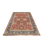 Hand Knotted Persian Heriz Area Rug 6' 5" x 9' 11" - No. AL28174
