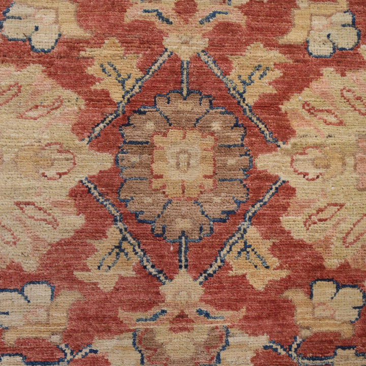 Hand Knotted Persian Heriz Area Rug 6' 5" x 9' 11" - No. AL28174