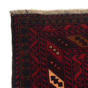 Deep Red Color Baluchi Carpet 6' 9" x 10' 4" - No. AL54738