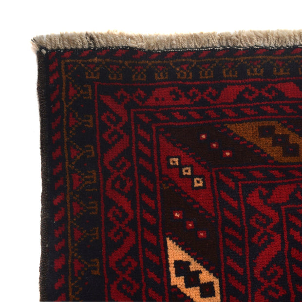 Deep Red Color Baluchi Carpet 6' 9" x 10' 4" - No. AL54738