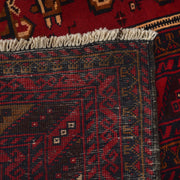 Deep Red Color Baluchi Carpet 6' 9" x 10' 4" - No. AL54738