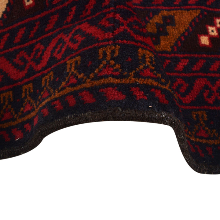 Deep Red Color Baluchi Carpet 6' 9" x 10' 4" - No. AL54738