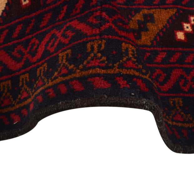 Deep Red Color Baluchi Carpet 6' 9" x 10' 4" - No. AL54738
